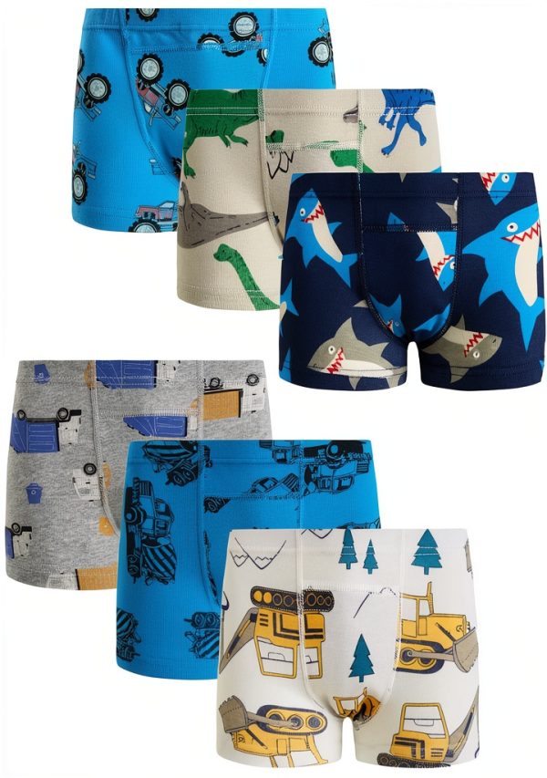 Boboking Boys Boxer Briefs Cotton Trainer Underwear No Ride