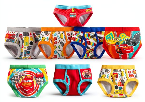 Disney Pixar Cars Boys Cotton Underwear Lightning McQueen
