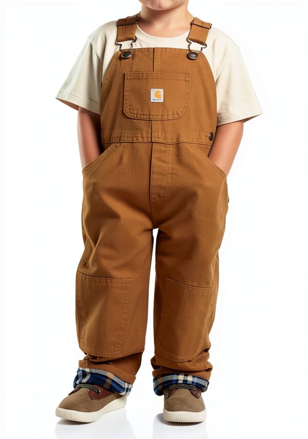Carhartt Baby Overalls Adjustable Strap Double Knees Boys-1