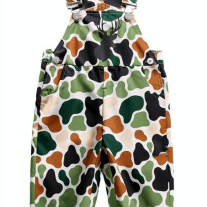 Army Green Baby Boy Camo Overalls Cotton Jumpsuit Hunting-0