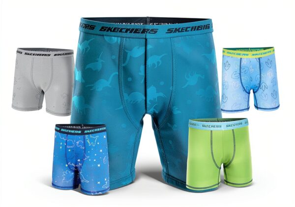 Skechers Boys Boxer Briefs Coolcraft Technology 8-Pack-0