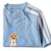 Adidas Baby Boys Overalls Glow Blue Soft French Terry-6