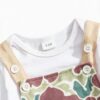 Baby Boy Camo Overalls Set Soft Cotton Hunting Outfit-5