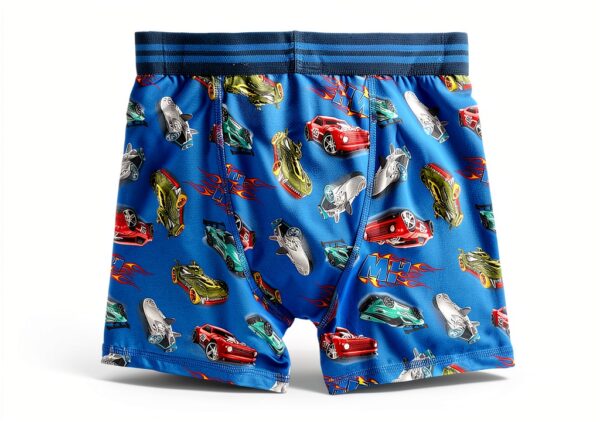 Hot Wheels Boys Underwear Cotton Boxer Briefs Fun Prints-2