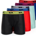 PUMA Boys Performance Boxer Briefs 5-Pack Stretch Comfort-0