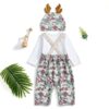 Baby Boy Camo Overalls Set Soft Cotton Hunting Outfit-4
