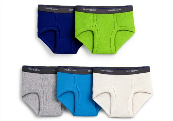 Fruit of the Loom Boys Cotton Briefs Soft Comfort Fit-0