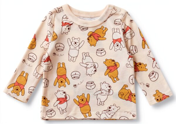 Disney Winnie the Pooh Baby Overalls Soft Bib Overall Set-1