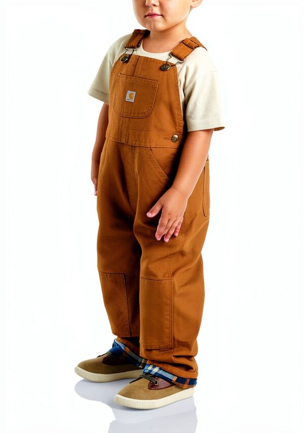 Carhartt Baby Overalls Adjustable Strap Double Knees Boys-2
