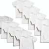 Hanes Boys Undershirt Cotton Stretch Crew Shirts-0