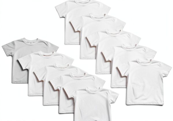 Hanes Boys Undershirt Cotton Stretch Crew Shirts-0