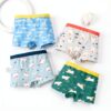 Green Mouse Boys Boxer Briefs Breathable Comfortable-1