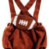 Baby Football Bloomer Unisex Polyester Game Day Outfit-0