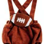 Baby Football Bloomer Unisex Polyester Game Day Outfit-0