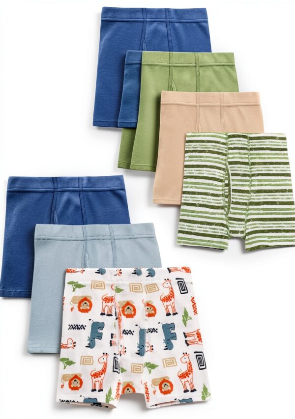 Hanes Boys Boxer Briefs Organic Cotton Tagless Comfort-0