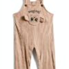 Harry Potter Hedwig Baby Overalls Set Green Cream 0-24-2