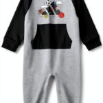 Adidas Baby Boys Overalls Regular Fit Kangaroo Pocket Snaps-0