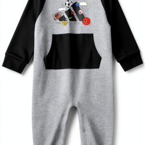Adidas Baby Boys Overalls Regular Fit Kangaroo Pocket Snaps-0