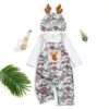 Baby Boy Camo Overalls Set Soft Cotton Hunting Outfit-3