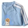 Adidas Baby Boys Overalls Glow Blue Soft French Terry-2
