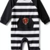 Gerber Baby Overalls Chicago Bears Soft Snug Fit-0