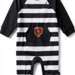 Gerber Baby Overalls Chicago Bears Soft Snug Fit-0