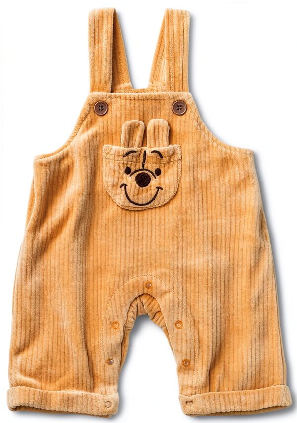 Disney Winnie the Pooh Baby Overalls Soft Bib Overall Set-2