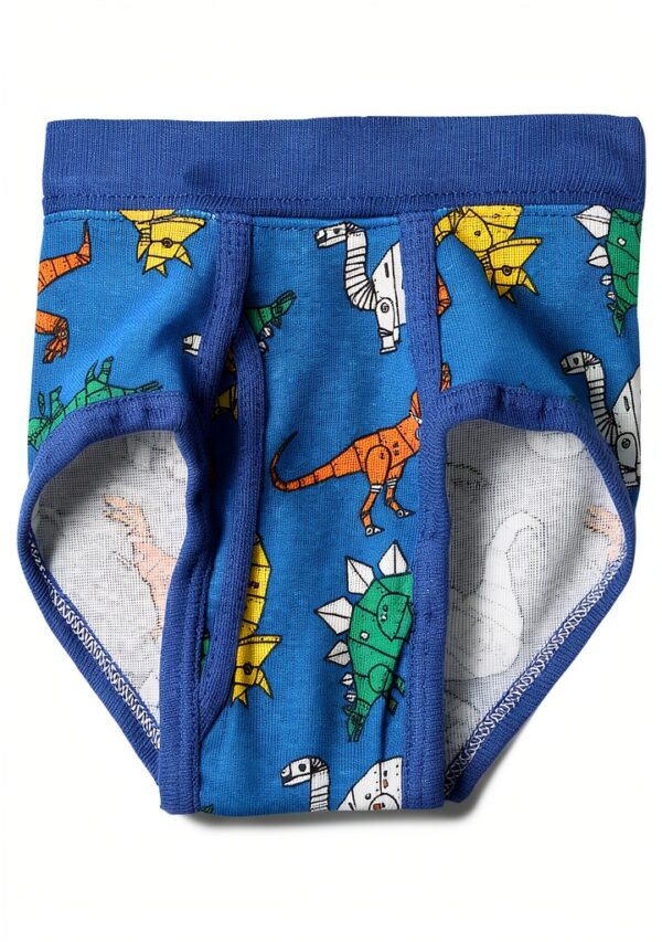 Hanes Boys Briefs Soft Cotton Dinosaur Underwear 10 Pack-3