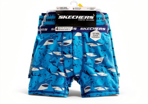 Skechers Boys Boxer Briefs Coolcraft Technology Tagless-1