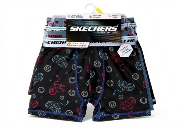 Skechers Boys Boxer Briefs 8-Pack Coolcraft Technology-1