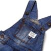 Baby Boys Denim Shortalls Cotton Adjustable Straps Blue 2211-3